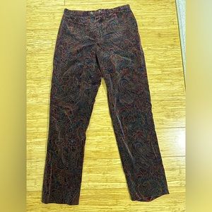 Vintage Velvet Ralph Lauren pants. Size 4P